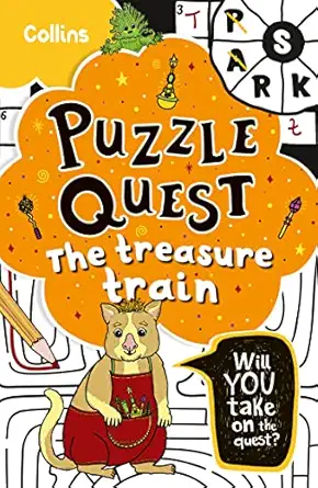 treasure train solve more than 100 puzzles in this adventure story for kids aged 7+ 1st edition kia marie