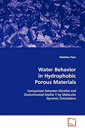 water behavior in hydrophobic porous materials comparison between silicalite and dealuminatedzeolite y by
