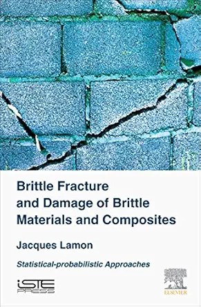 brittle fracture and damage of brittle materials and composites statistical probabilistic approaches 1st