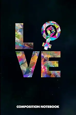 composition notebook i love feminists birthday journal for feminism activists to write on 1st edition m