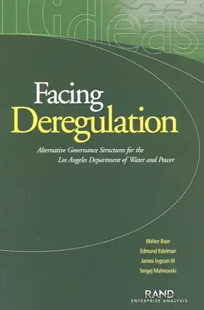 governance in changing market alternative governance structures for the los angeles department of water and