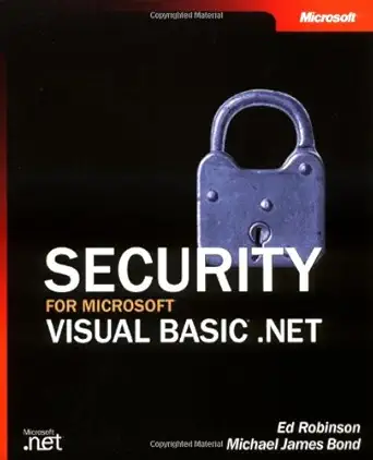 security for microsoft visual basic net 1st edition ed robinson ,michael james bond 0735619190, 978-0735619197