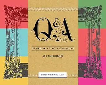 qanda a day for creatives a 4 year journal 1st edition potter gift 0804186405, 978-0804186407