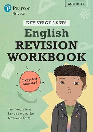 pearson revise key stage 2 sats english revision workbook expected standard for the 2023 and 2024 exams 1st