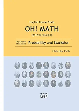 english korean math probability and statistics high school math oh math 1st edition dr chris cho 1520530714,