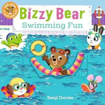 bizzy bear swimming fun 1st edition benji davies 1536251410, 978-1536251418