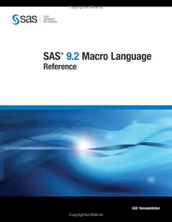 sas 9 2 macro language reference 1st edition sas institute 1599947080, 978-1599947082