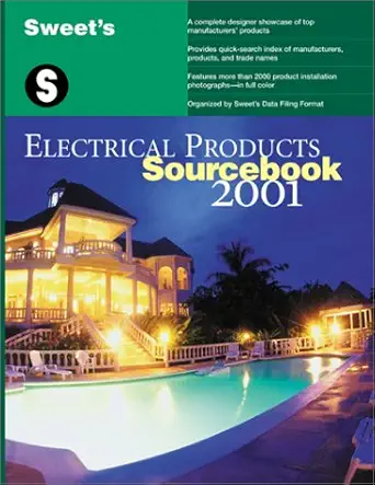 sweets electrical products sourcebook 2001 1st edition sweets com 0071372296, 978-0071372299