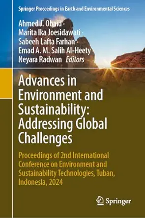 advances in environment and sustainability addressing global challenges proceedings of 2nd international