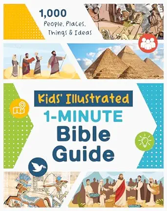 kids 1 minute bible guide 1 000 people places things and ideas 1st edition jean fischer 1636097804,