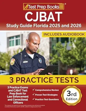 cjbat study guide florida practice exams and cjbat test prep book for law enforcement and correctional