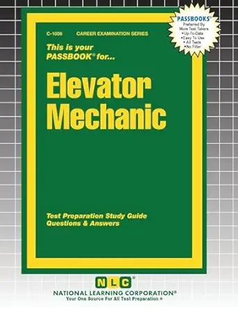 elevator mechanic 1st edition passbooks 1799310566, 978-1799310563