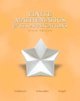 finite mathematics and its application value pack 1st edition i david schneider 0321565665, 978-0321565662
