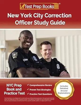 new york city correction officer study guide nyc prep book and practice test includes detailed answer