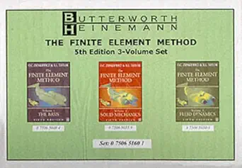 finite element method set   3 volume set 1st edition o c zienkiewicz ,r l taylor 0750651601, 978-0750651608