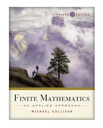 finite mathematics an applied approach 11e + wileyplus registration card 1st edition michael sullivan