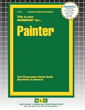 painter 1st edition passbooks 1799305708, 978-1799305705