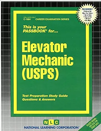 elevator mechanic 1st edition national learning corporation 0837316847, 978-0837316840