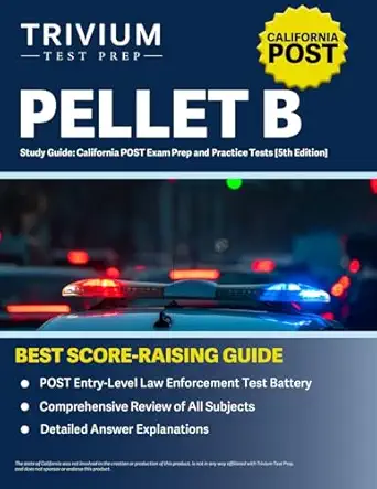 pellet b study guide california post exam prep and practice tests 1st edition b hettinger 1637988699,