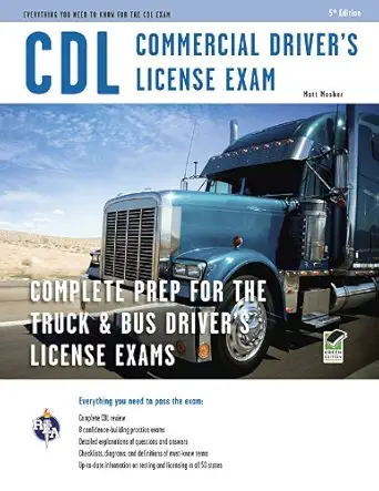 cdl commercial drivers license exam 1st edition editors of rea ,matt mosher 0738609072, 978-0738609072