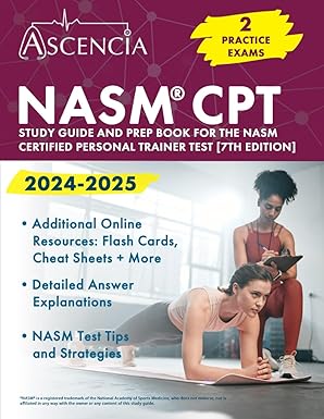 nasm cpt study guide 2024 2025 2 practice exams and prep book for the nasm certified personal trainer test
