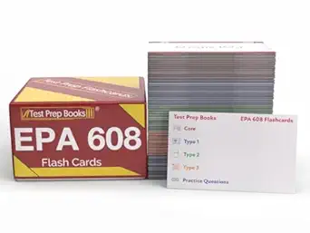 epa 608 study cards 2025 2026 epa 608 certification exam prep and practice test questions full color cards
