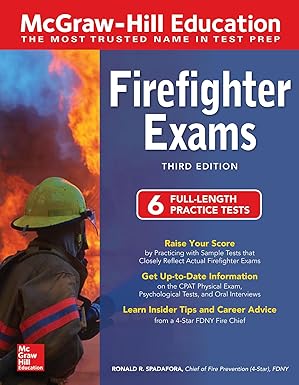 mcgraw hill education firefighter exams 1st edition ronald r spadafora 1260121739, 978-1260121735