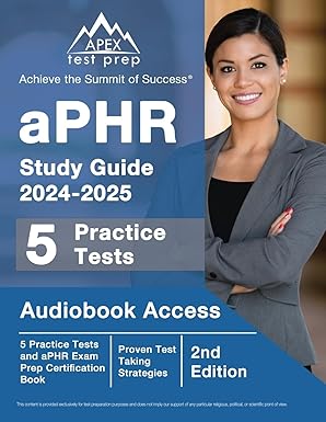 aphr study guide 2024 2025 practice tests and aphr exam prep certification book 1st edition j m lefort