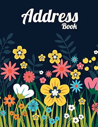 address book large print address book alphabetical for record and organize contact name address phone