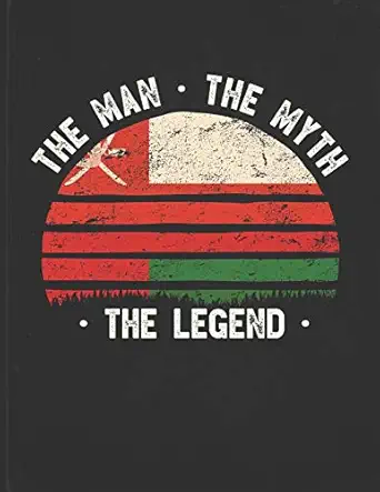 the man the myth the legend oman flag sunset personalized gift idea for omani coworker friend or boss 2020