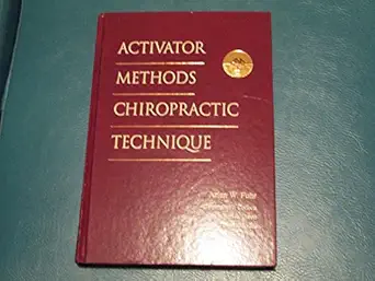 activator methods chiropractic technique 1st edition arlan w fuhr dc ,john r green dc ,tony s keller phd