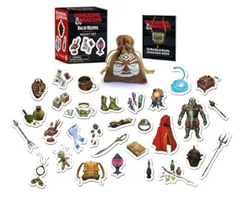dungeons and dragons bag of holding magnet set 1st edition brenna dinon 0762475900, 978-0762475902