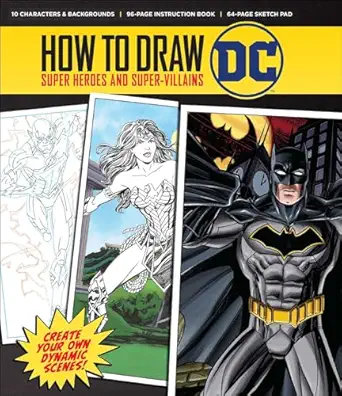 how to draw dc 1st edition steve bunche ,scott koblish 1645173593, 978-1645173595