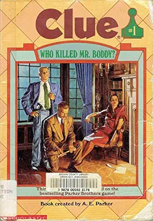 who killed mr boddy 1st edition a e parker 0590461109, 978-0590461108