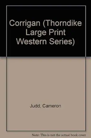 corrigan 1st edition cameron judd 1560544139, 978-1560544135