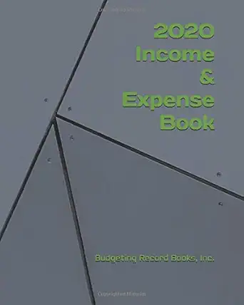 2020 income and expense book 1st edition budgeting record books, inc 1653752661, 978-1653752669