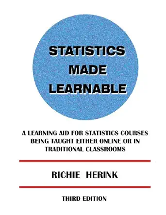 statistics made learnable 1st edition richie herink 1604146079, 978-1604146073