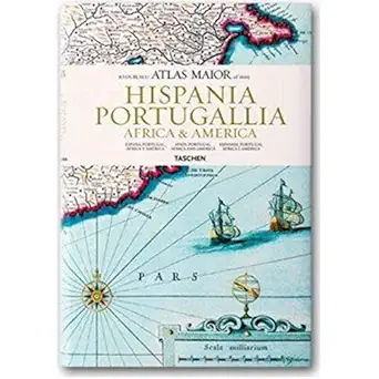 atlas maior hispania portugallia america et africa 1st edition peter van der krogt 382285106x, 978-3822851067