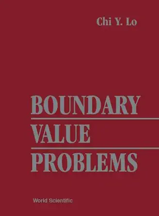 boundary value problems 1st edition chi y lo 9810243006, 978-9810243005
