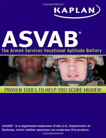 kaplan asvab 1st edition kaplan 1607148781, 978-1607148784