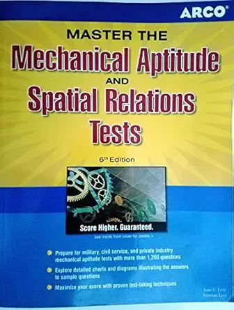 arco mechanical aptitude and spatial relations tests 1st edition joan u levy ,norman levy 0768916992,