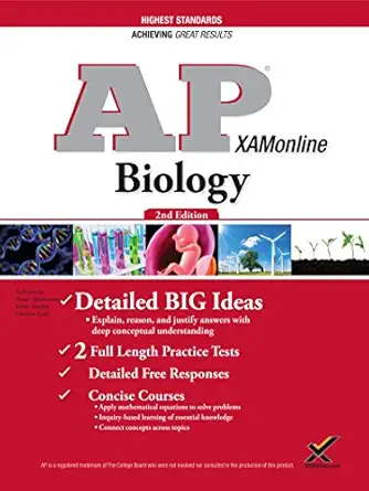 ap biology 2017 1st edition claudine land 1607875535, 978-1607875536