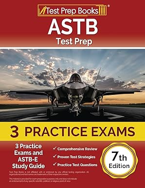 astb test prep 3 practice exams and astb e study guide 1st edition joshua rueda 1637756089, 978-1637756089