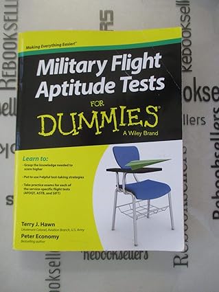 military flight aptitude tests for dummies 1st edition terry j hawn ,peter economy 0470600322, 978-0470600320