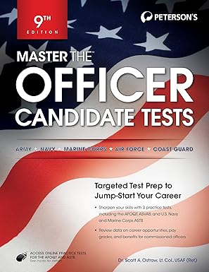 master the officer candidate tests 1st edition peterson\\\\\\\'s 0768937809, 978-0768937800