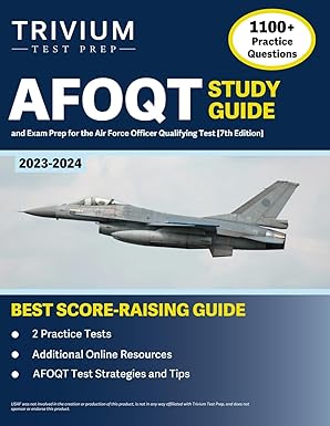 afoqt study guide 2023 2024 1 100+ practice questions and exam prep book for the air force officer qualifying