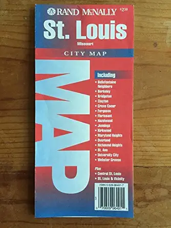 st louis /city map/25 1st edition clayton ,florissant hazelwood 0528964917, 978-0528964916