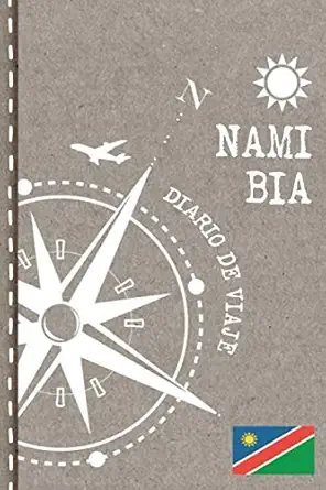 namibia diario de viaje libro de registro de viajes cuaderno de recuerdos de actividades en vacaciones para