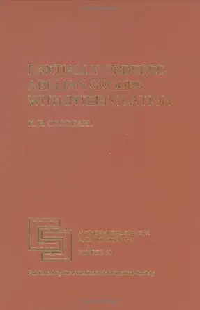 partially ordered abelian groups with interpolation 1st edition kenneth r goodearl 0821815202, 978-0821815205