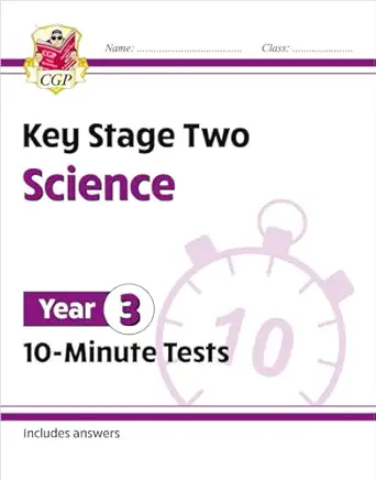 new ks2 year 3 science 10 minute tests 1st edition cgp books 1789089034, 978-1789089035